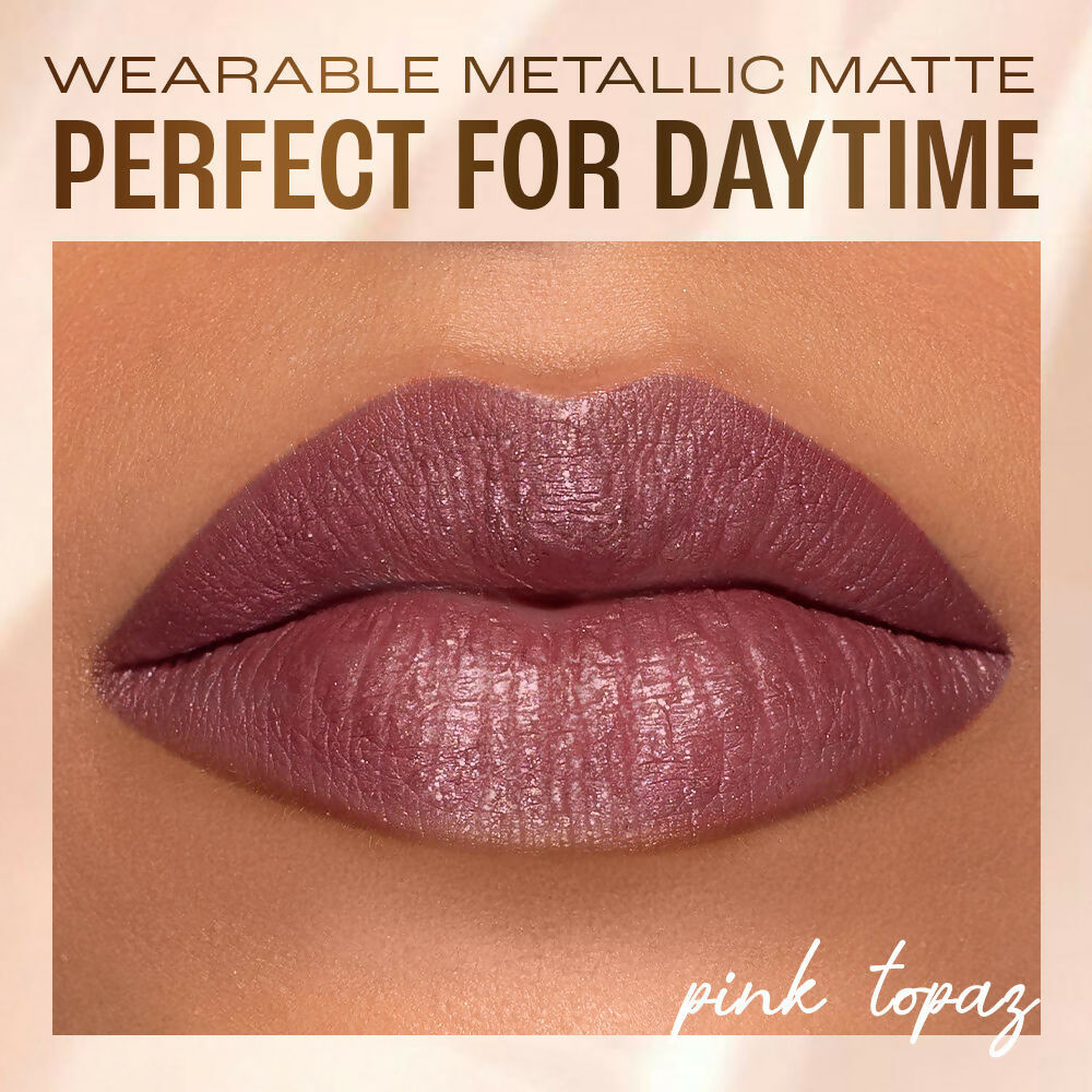 Lakme Be-jewel Shimmer Lip Liquid - Pink Topaz - Distacart