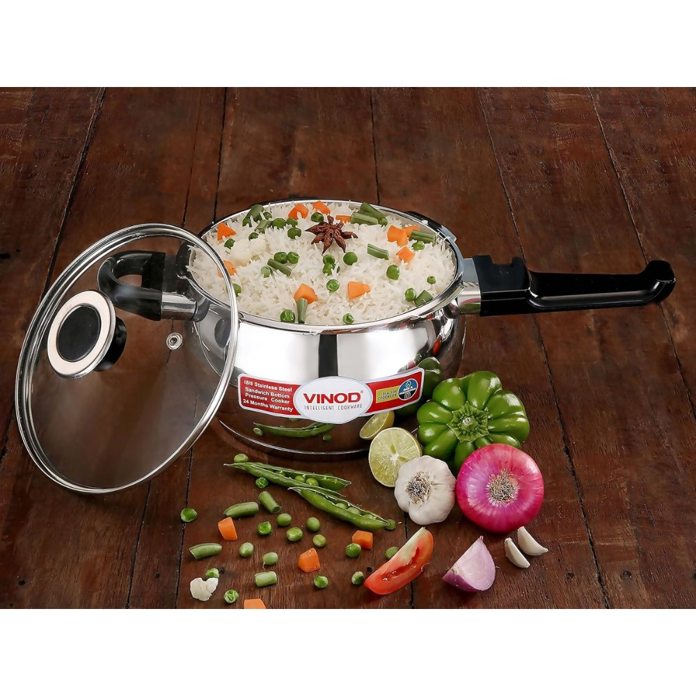 Vinod Stainless Steel Splendid Plus Handi Cooker - Dista