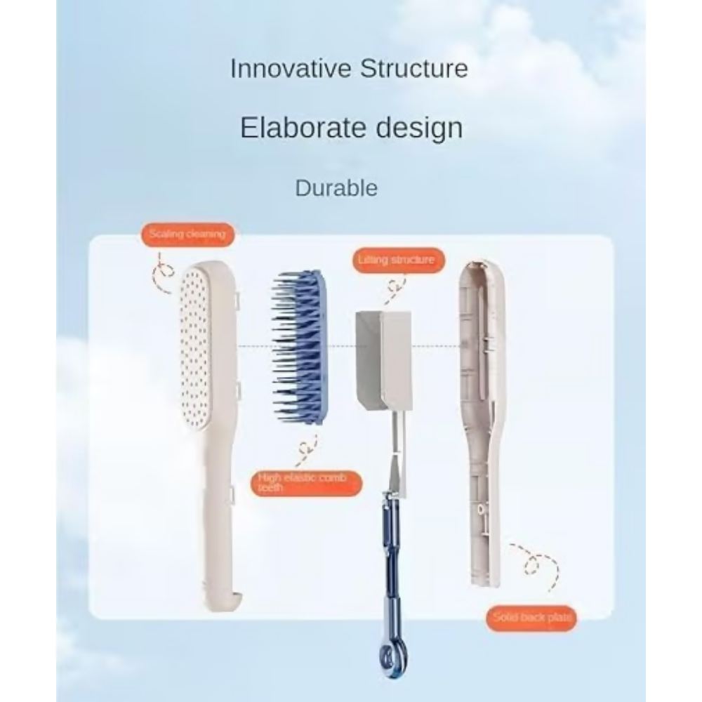 Bronson Professional Self Cleaning Hair Brush - Dista