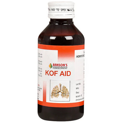 Bakson's Homeopathy Kof Aid Syrup - Distacart