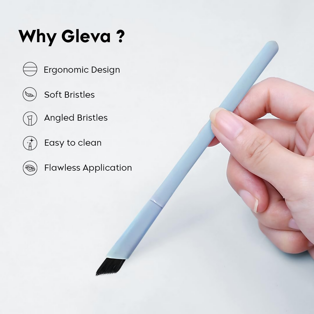 Gleva Multi-Function Eyebrow Brush - Blue - Distacart