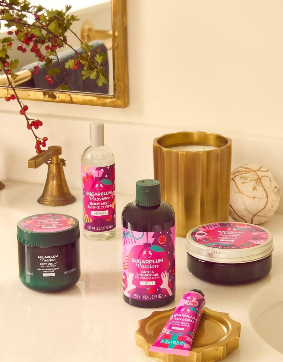 The Body Shop Sugarplum Passion Bath & Shower Gel - Distacart