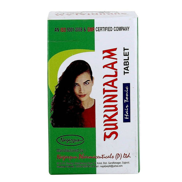 Nagarjun Sukuntalam Hair Tonic Tablets - Distacart