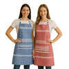 Varde Waterproof Chef Apron With 2 Pockets-Rock Blue & Light Mauve (Pack of 2) - Dista