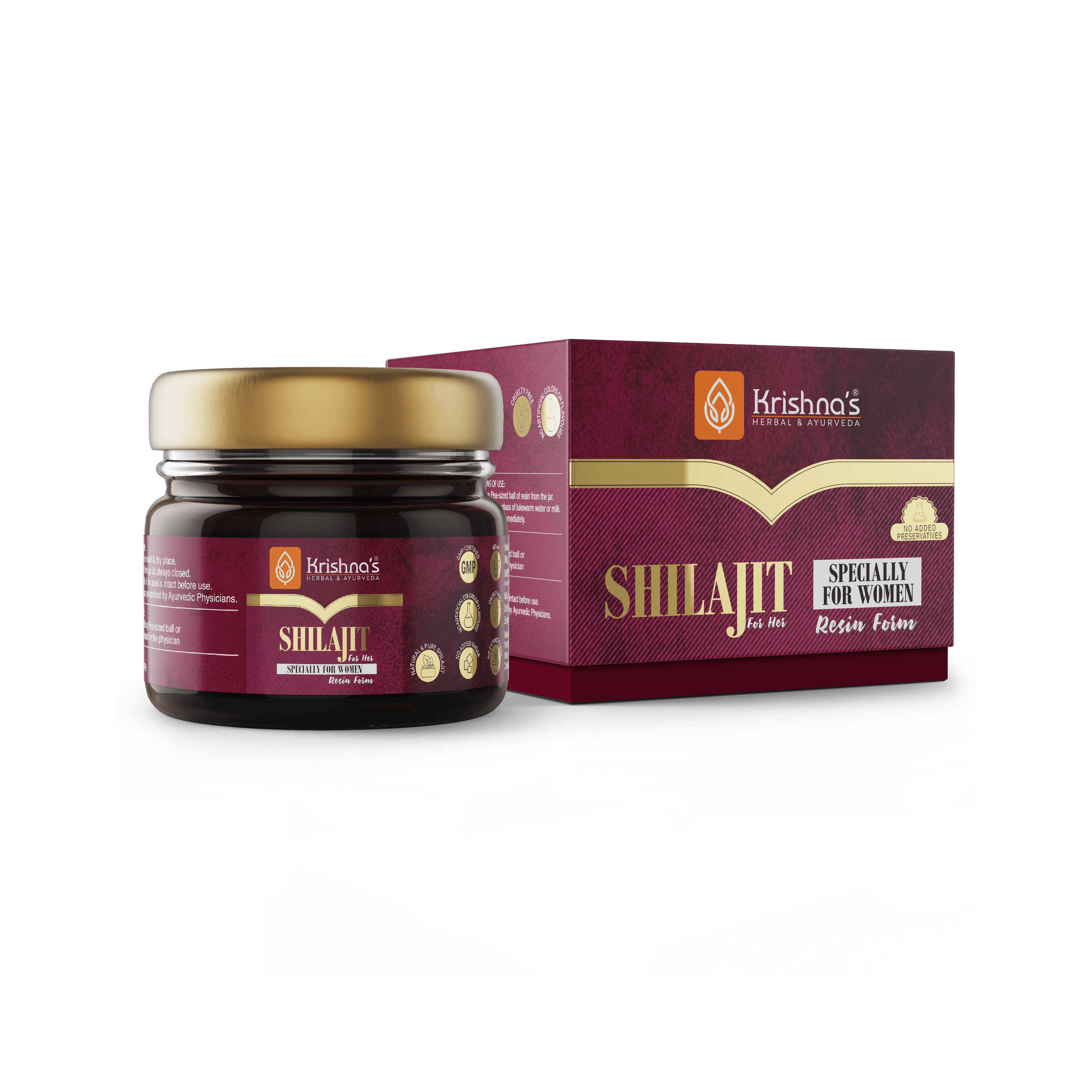 Krishna'S Herbal & Ayurveda Himalayan SJ Resin Women