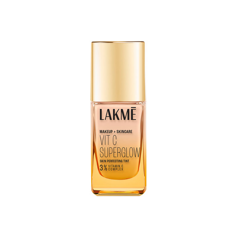 Lakme Vitamin C Superglow Skin Perfecting Tint with 3% Vit C - Cool Ivory - Distacart