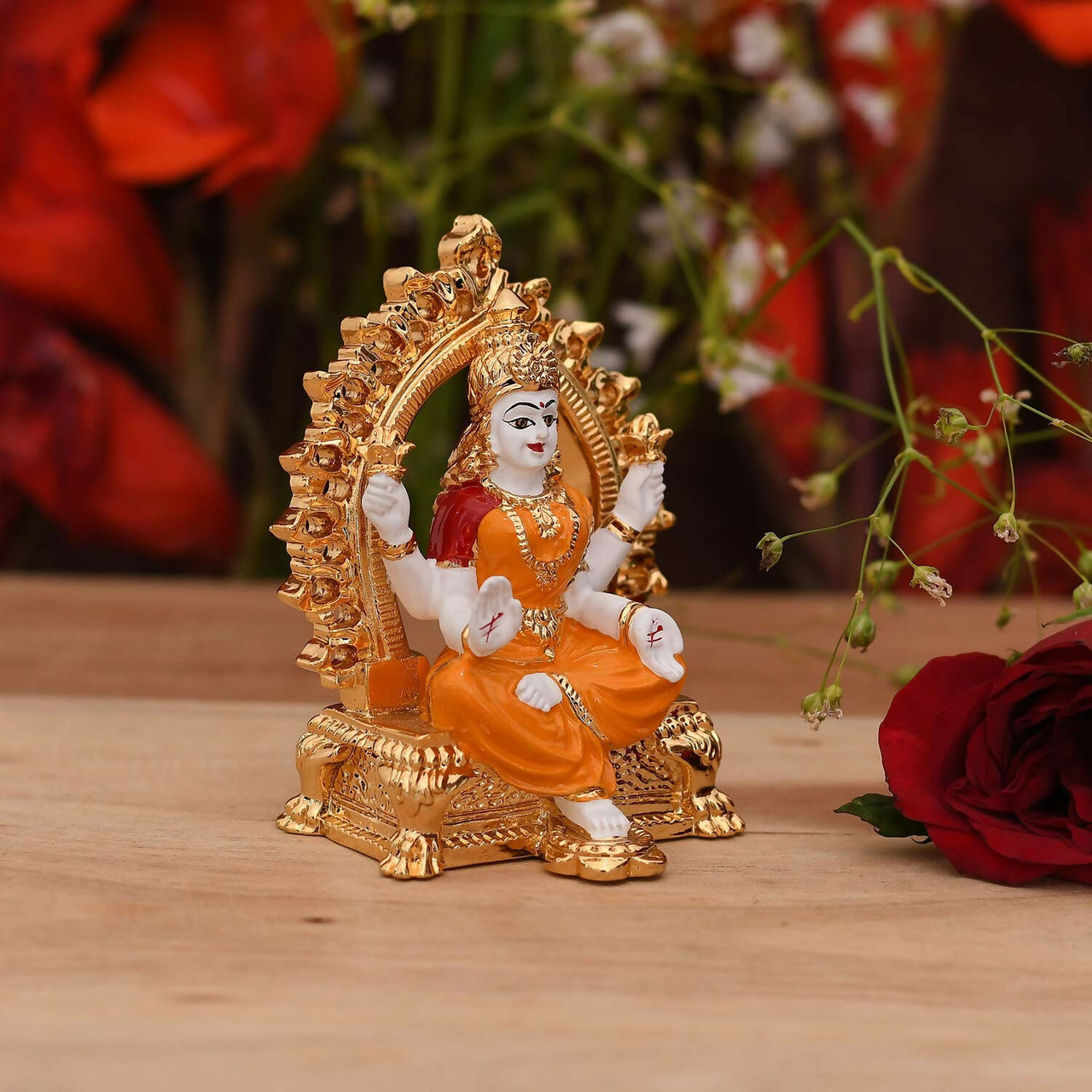 Collectible India Ceramic Lakshmi Idol - Distacart