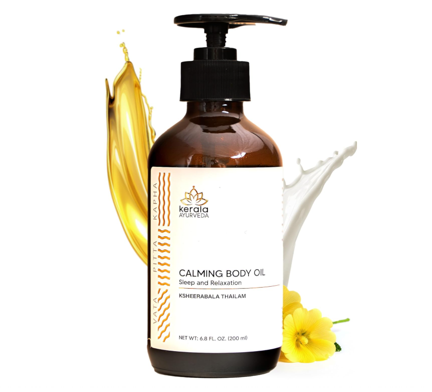 Kerala Ayurveda Calming Body Oil - Ksheerabala Thailam - Distacart