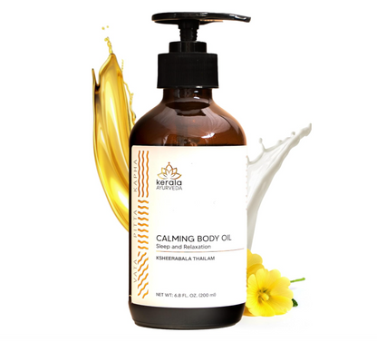 Kerala Ayurveda Calming Body Oil - Ksheerabala Thailam - Distacart