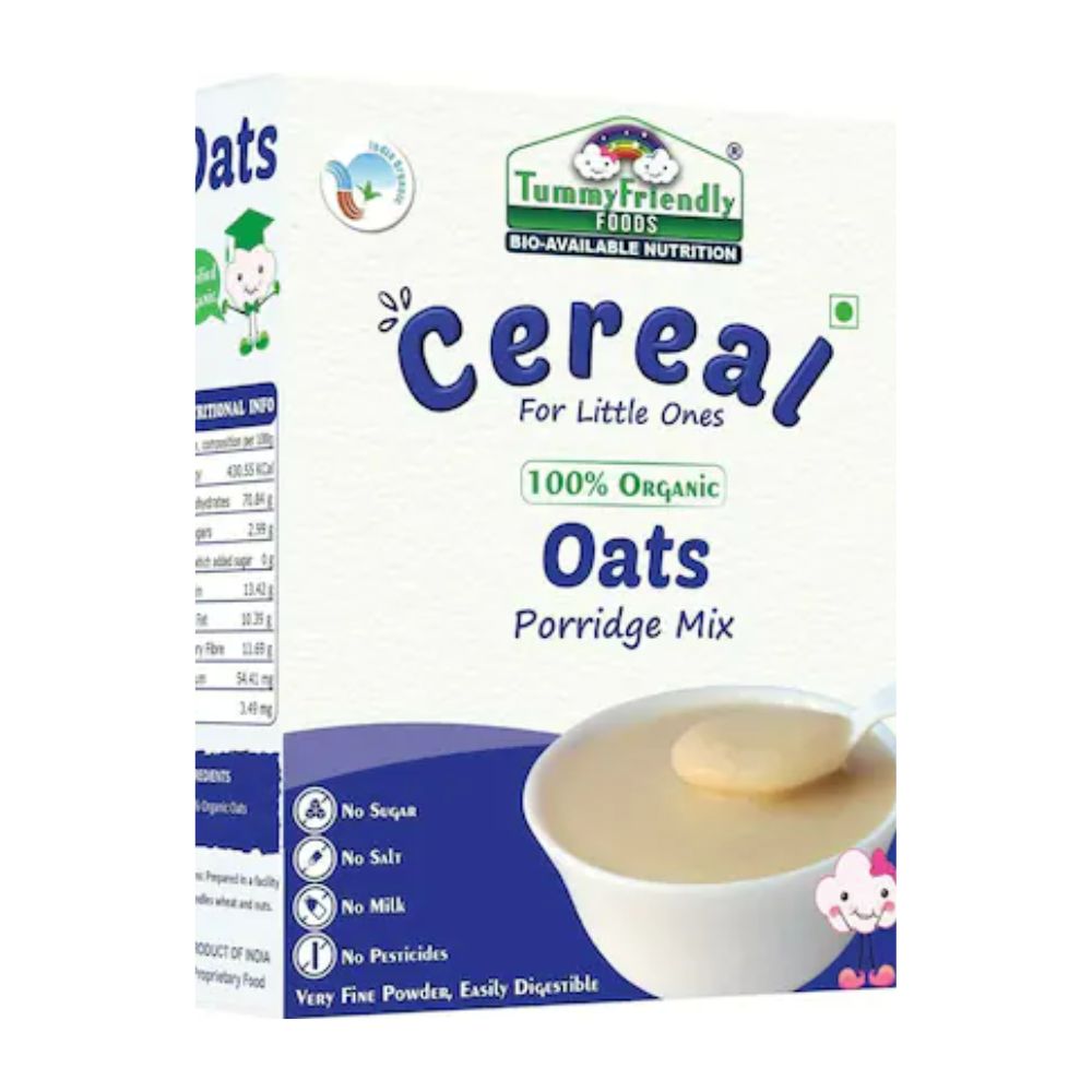 TummyFriendly Foods Certified Organic Oats Porridge Mix for 6 Months Old - Distacart