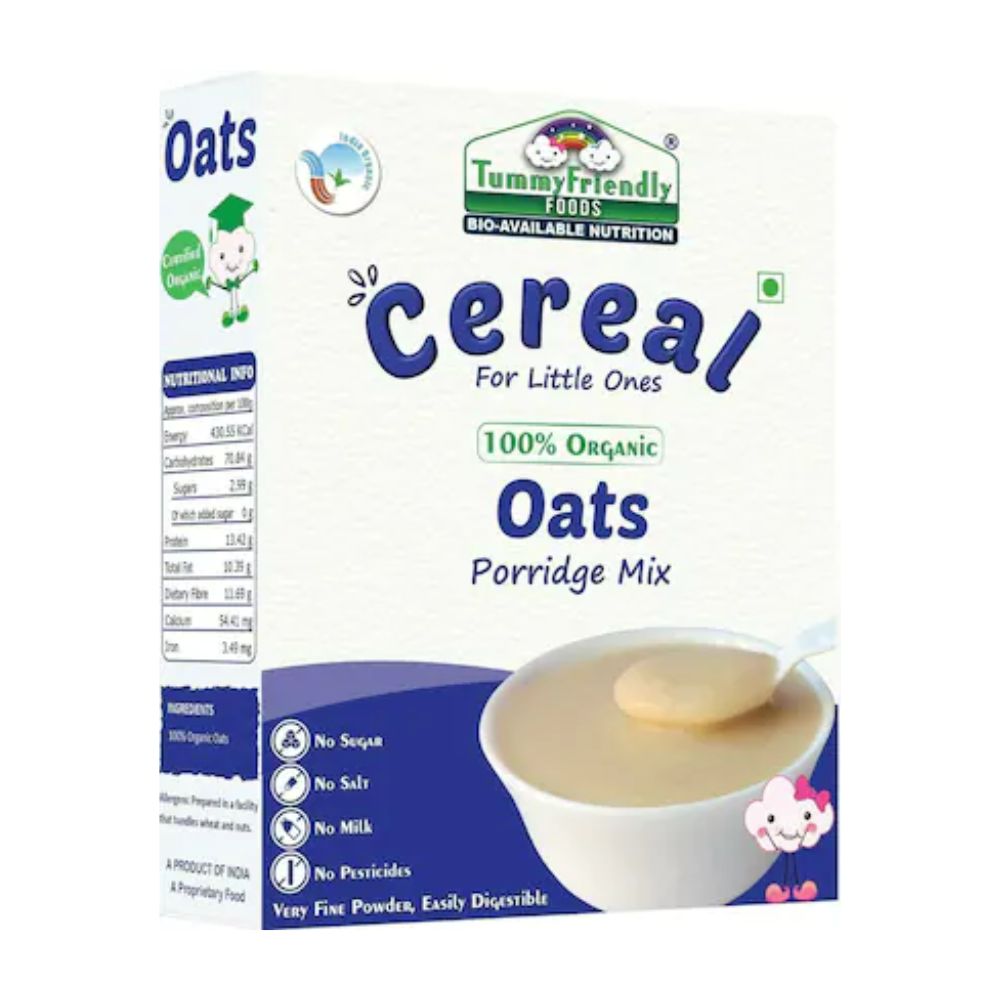 TummyFriendly Foods Certified Organic Oats Porridge Mix for 6 Months Old - Distacart