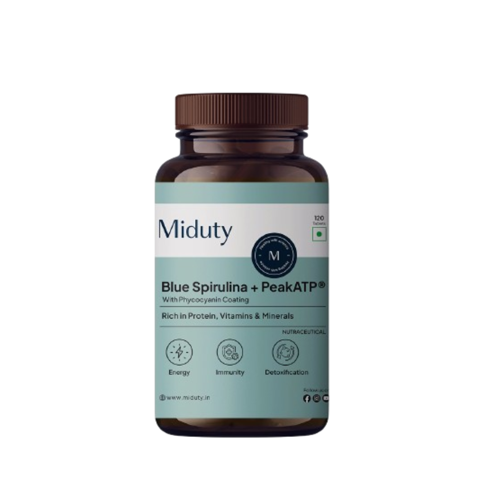 Miduty by Palak Notes Blue Spirulina Tablets - Distacart