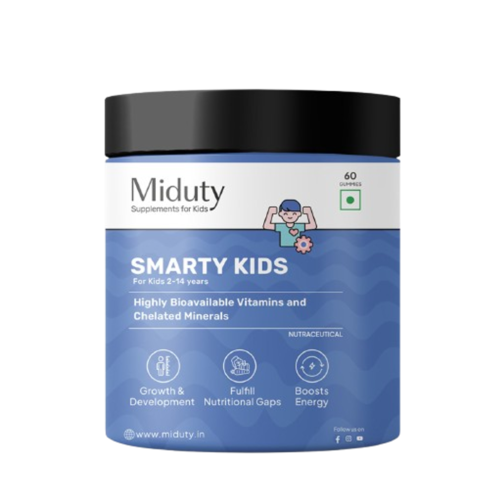 Miduty by Palak Notes Smarty Kids Multivitamin Gummies - Distacart