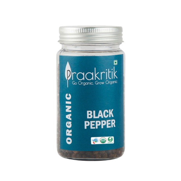 Praakritik Organic Black Pepper Whole - Distacart