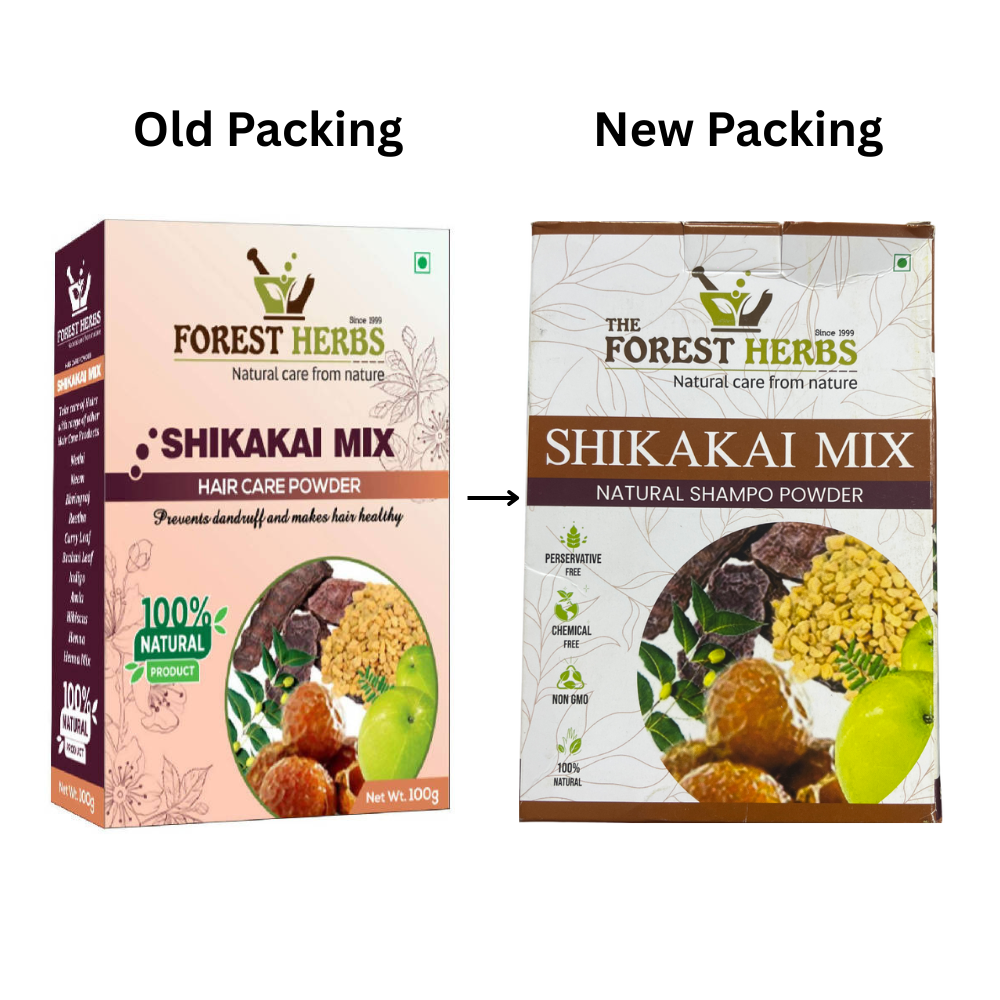 Forest Herbs Shikakai Mix Hair Care Powder - Distacart