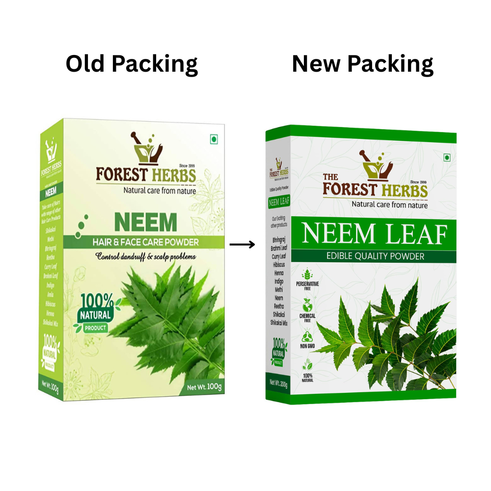 Forest Herbs Neem Hair & Face Care Powder - Distacart