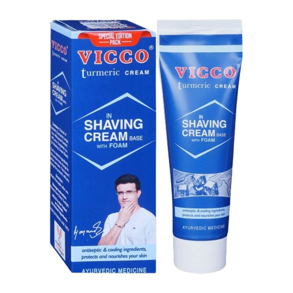 Vicco Turmeric Shaving Cream With Foam Base - Distacart