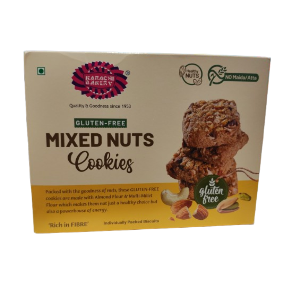 Karachi Bakery Gluten Free Biscuits (Mixed Nut) - Distacart