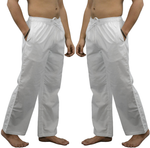 Thumbnail for Fabmade Pack Of 2 White Combo Men Pajama - Distacart
