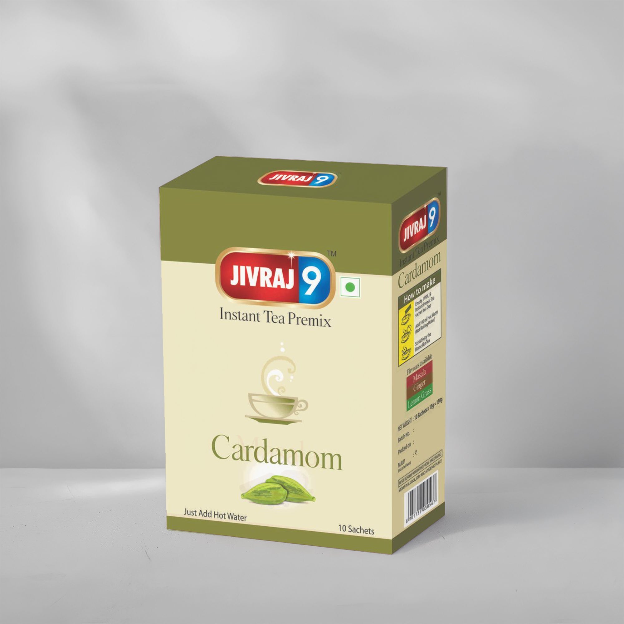 jivraj9 Tea Cardamom Premix Tea Box - Distacart