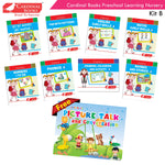 Thumbnail for Cardinal Books Preschool Learning Nursery Kit B Set of 8|Alphabet | Numbers| Rhymes & Stories| Colouring| Phonic Book Ages 3-4 Years