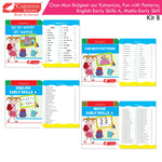 Thumbnail for Cardinal Books Preschool Learning Nursery Kit B Set of 8|Alphabet | Numbers| Rhymes & Stories| Colouring| Phonic Book Ages 3-4 Years
