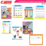 Thumbnail for Cardinal Books Preschool Learning Nursery Kit B Set of 8|Alphabet | Numbers| Rhymes & Stories| Colouring| Phonic Book Ages 3-4 Years