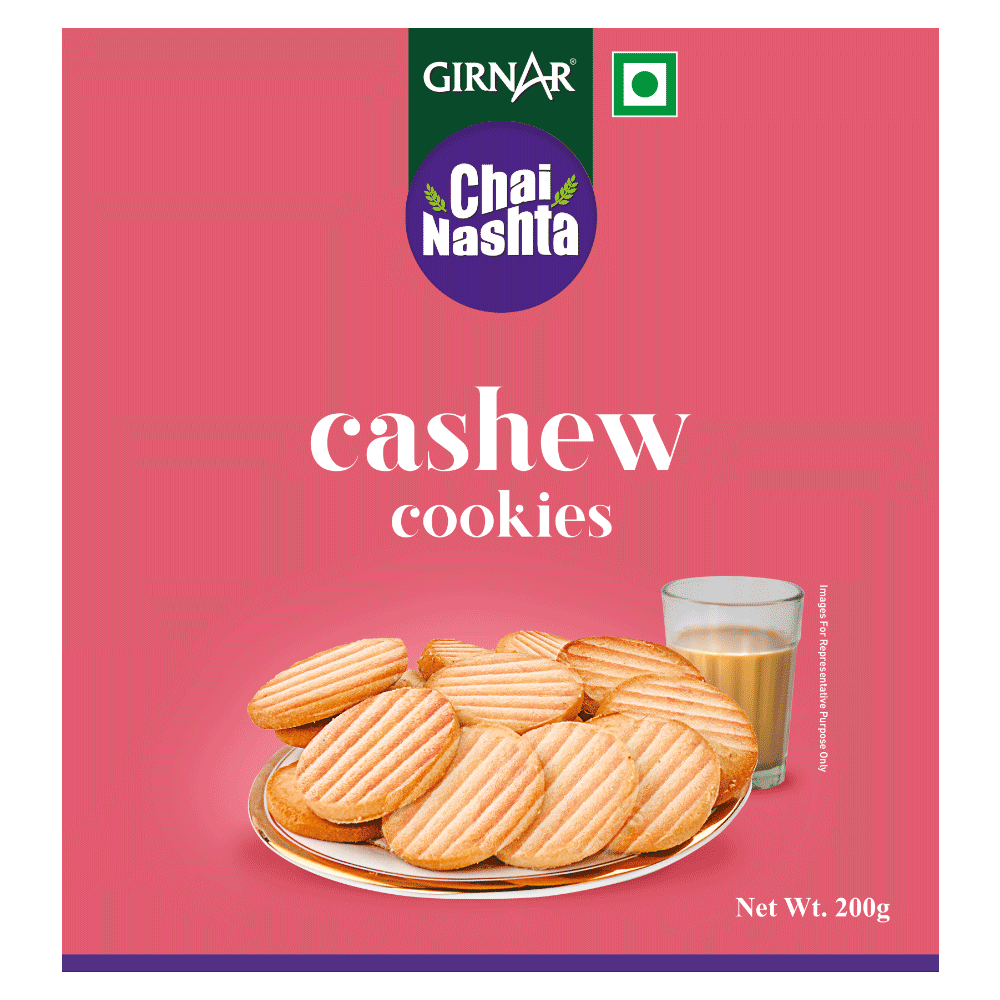 Girnar Chai Nashta - Cashew Cookies - Distacart