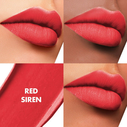 Lakme Cushion Matte Lipstick - Red Siren - Distacart