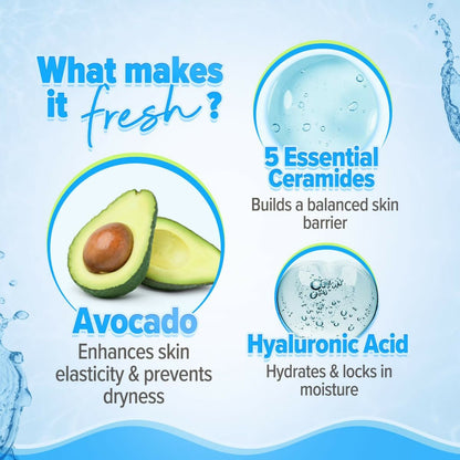 Aqualogica 5 Barrier+ Repair Gentle Cleanser with Avocado & 5 Essential Ceramides - Distacart