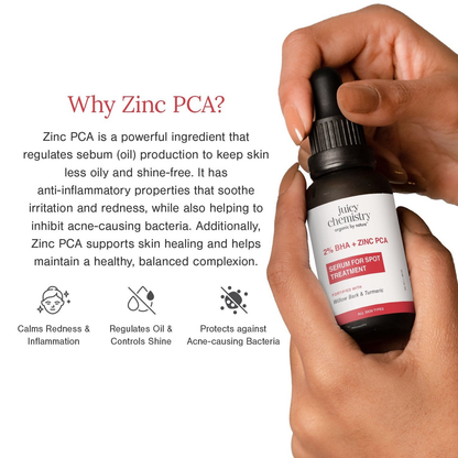 Juicy Chemistry 2% BHA + Zinc PCA Face Serum - Distacart