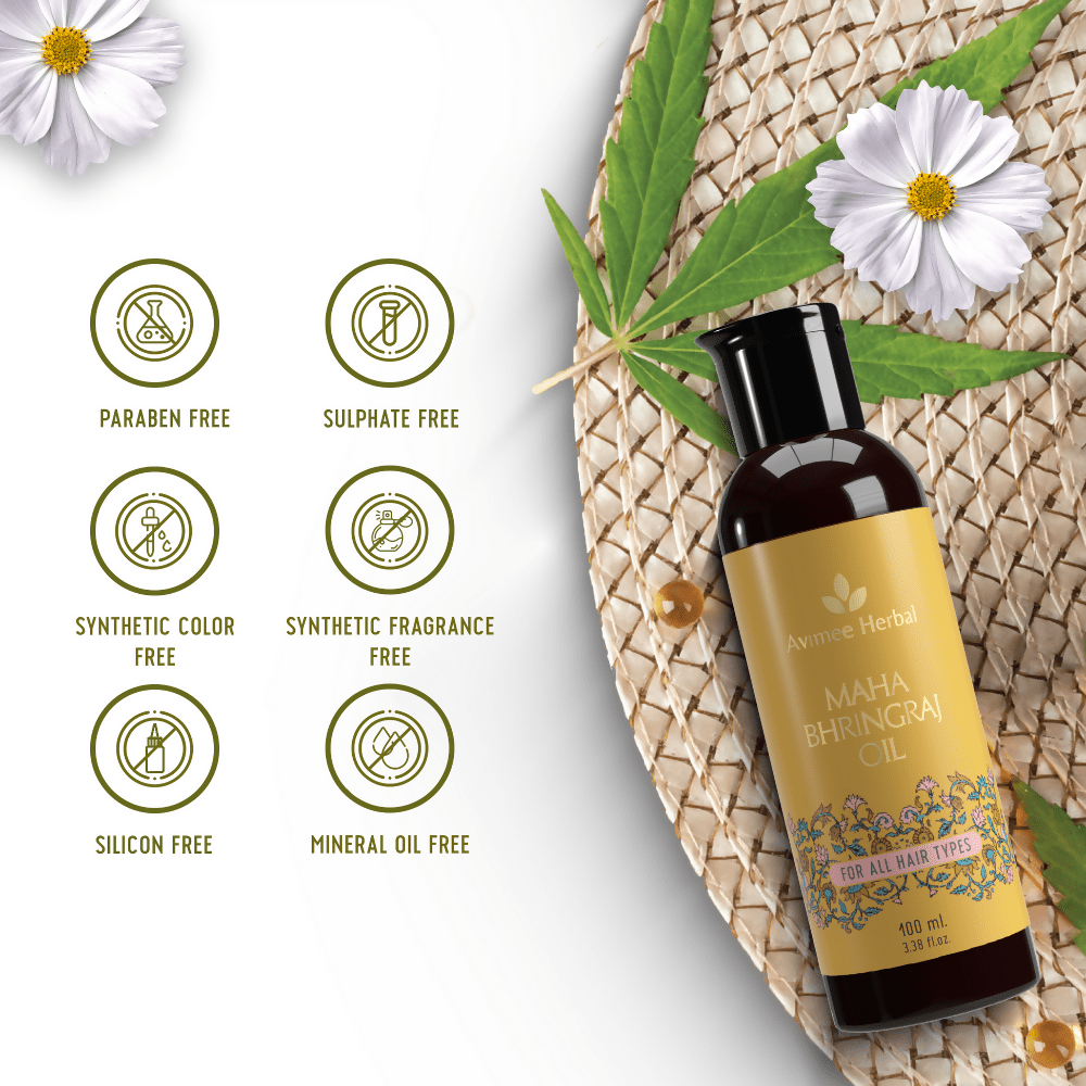 Avimee Herbal Mahabhringraj Oil - Distacart