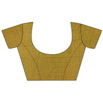 Thumbnail for Joban Fashion Golden Yellow Banarasi Soft Lichi Silk Checks & Woven Saree