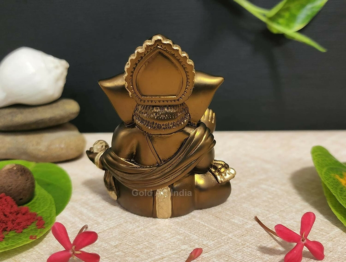 Gold Art India Gaddi Ganesh Idol - Distacart