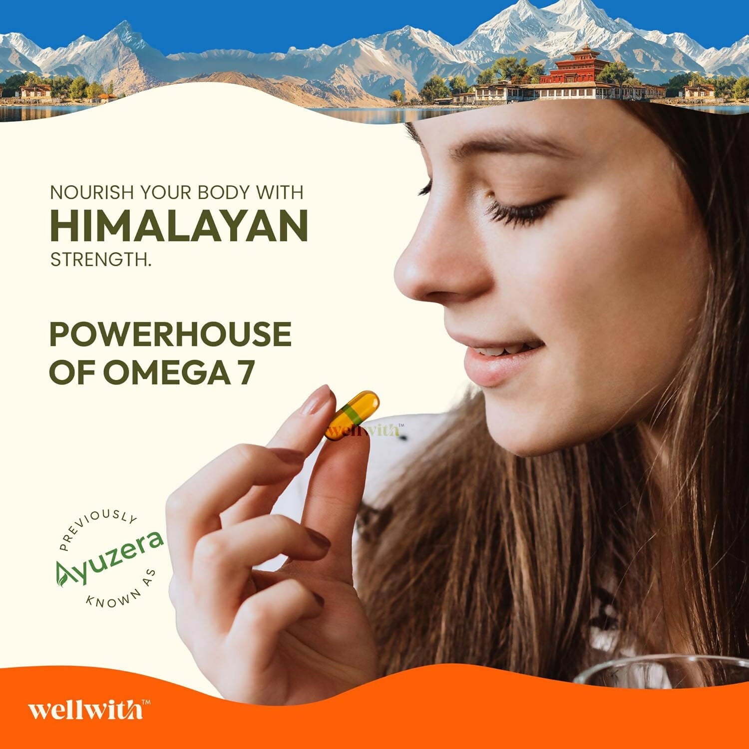Wellwith Sea Buckthorn Berry Oil Vegan Omega 7 500mg, Softgels Capsules - Distacart