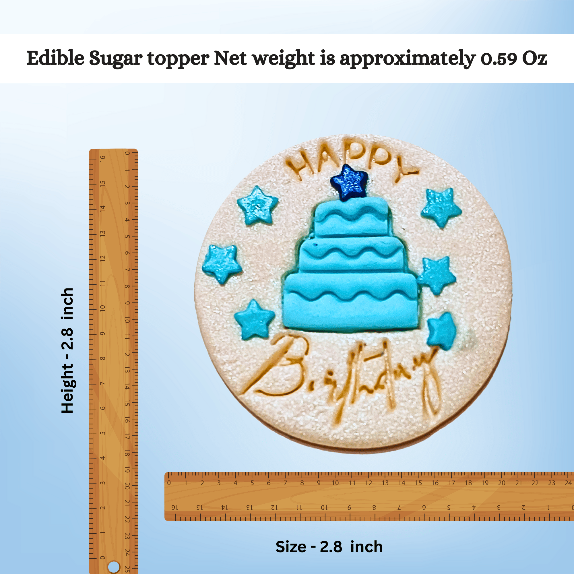 confect happy birthday toppers for cakes cupcakes celebration toppers ct 01