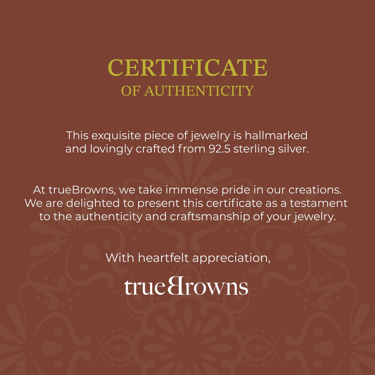 trueBrowns 925 Sterling Silver Precious Rockstar Thread Rakhi - Distacart