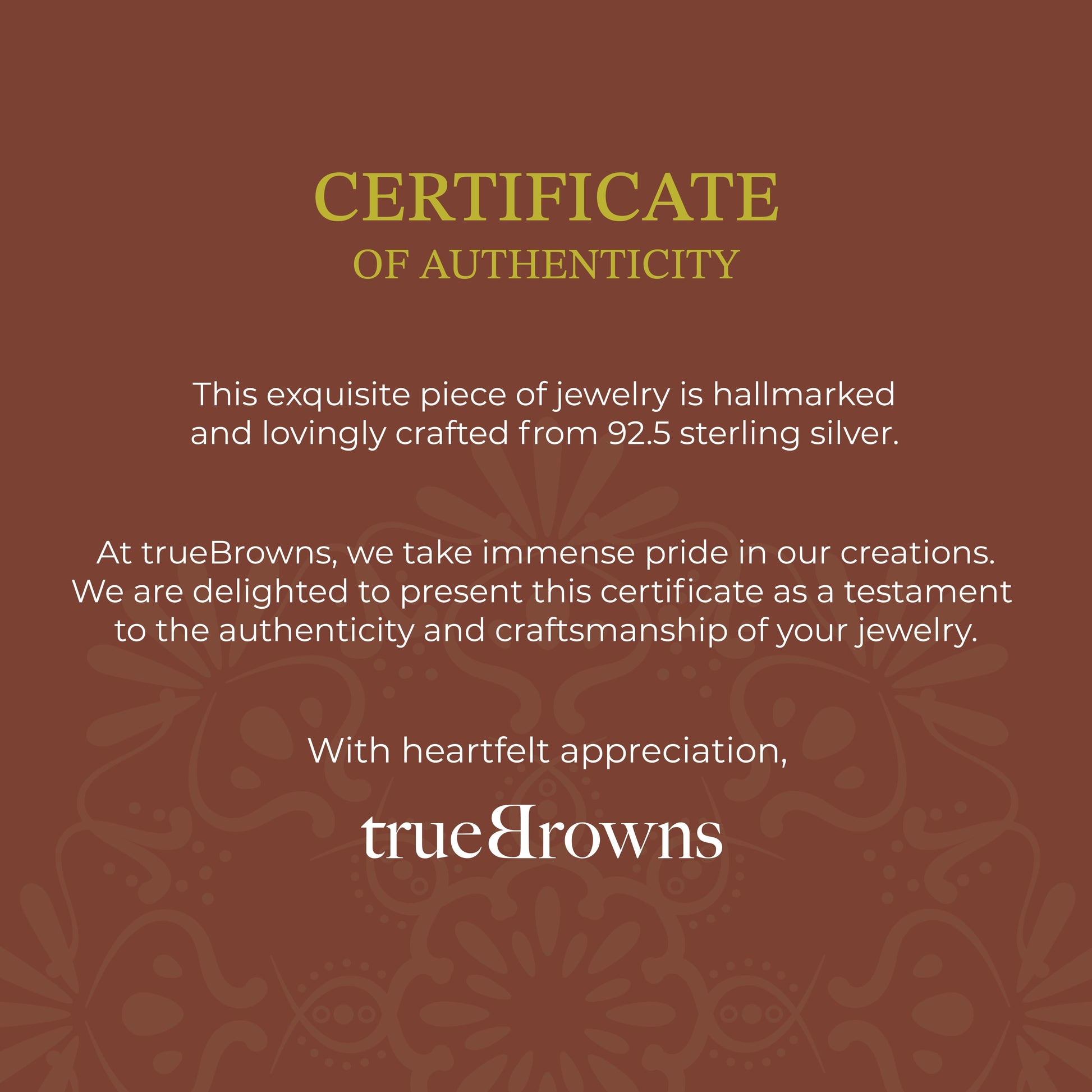 trueBrowns 925 Sterling Silver Precious Rockstar Thread Rakhi - Distacart