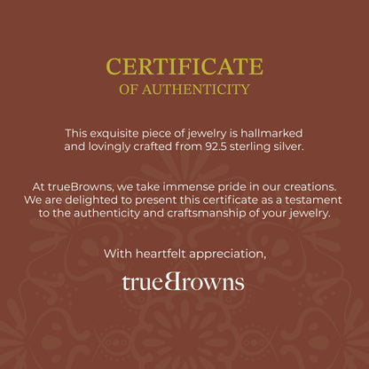 trueBrowns 925 Sterling Silver Precious Rockstar Thread Rakhi - Distacart