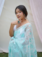 Thumbnail for Anouk Floral Embroidered Saree