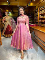 Thumbnail for Teeya Creation Pink Color Fendy Satin Heavy Embroidery Work Wedding Wear Stitched Lehenga Choli - Distacart