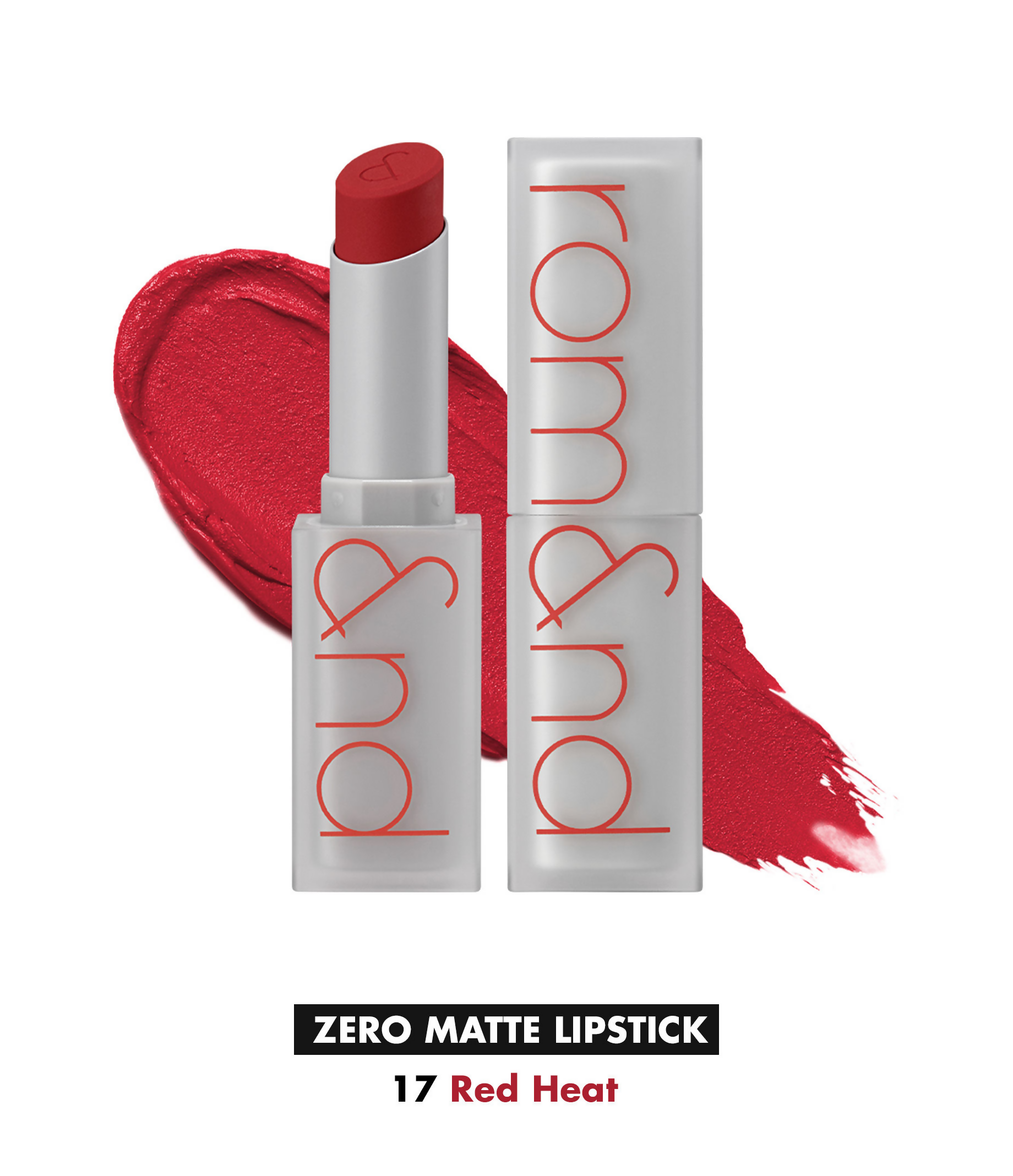 Rom&nd Zero Matte Lipstick - 17 Red Heat - Distacart