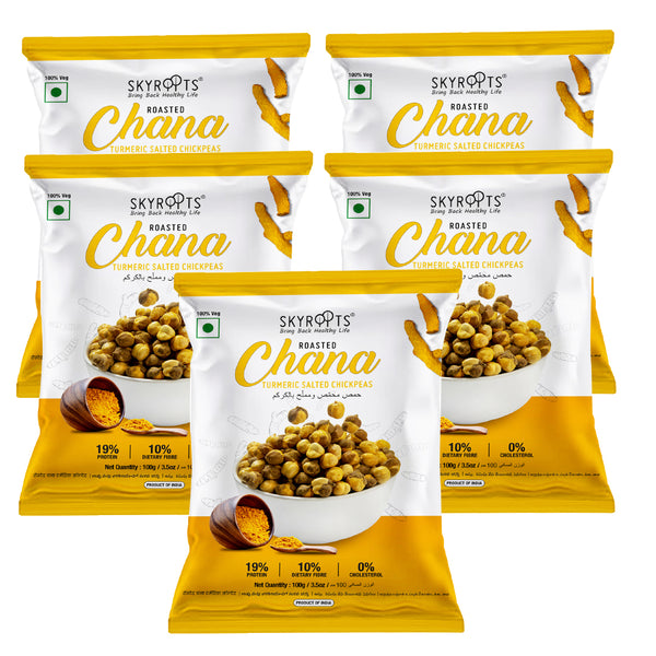 Skyroots Roasted Chana Turmeric Chickpeas - Distacart