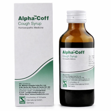 Dr. Willmar Schwabe India Alpha-Coff Cough Syrup - Distacart