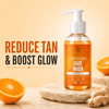 de tan exfoliating face wash vitamin c tan removal brightening face cleanser