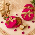 Thumbnail for SweeDesi Meetha Ghewar - 1 Pc Hamper Pink - Dista