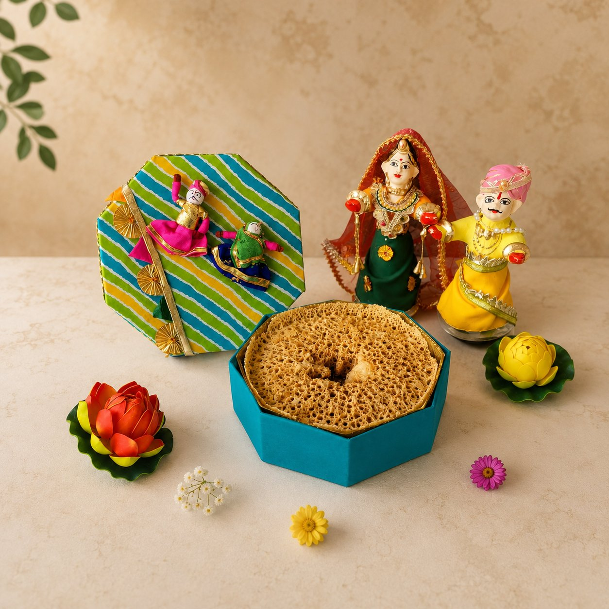 SweeDesi Ghewar Hamper 1 - Dista