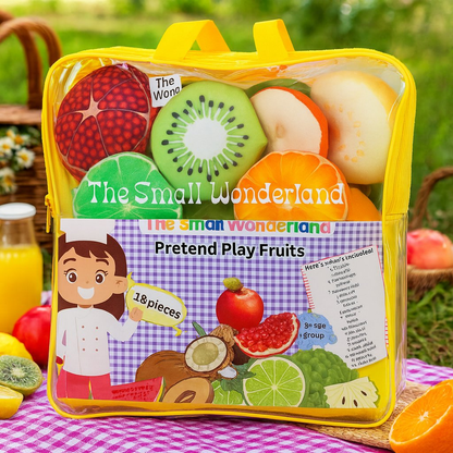 The Small Wonderland Pretend Play Fruits- 18-Piece Pretend Play Fruits Set - Distacart