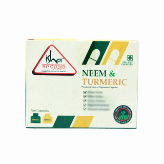 Isha Life Neem and Turmeric Capsules