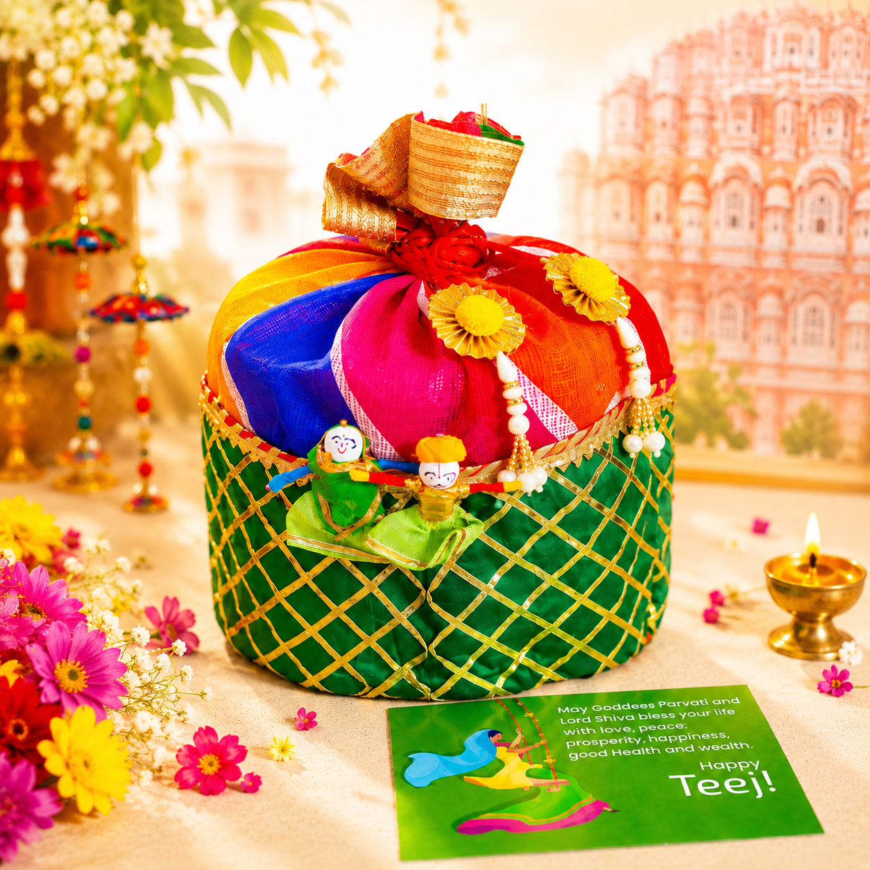 SweeDesi Teej Ghewar Hamper - Dista